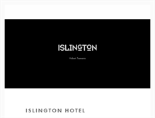 Tablet Screenshot of islingtonhotel.com